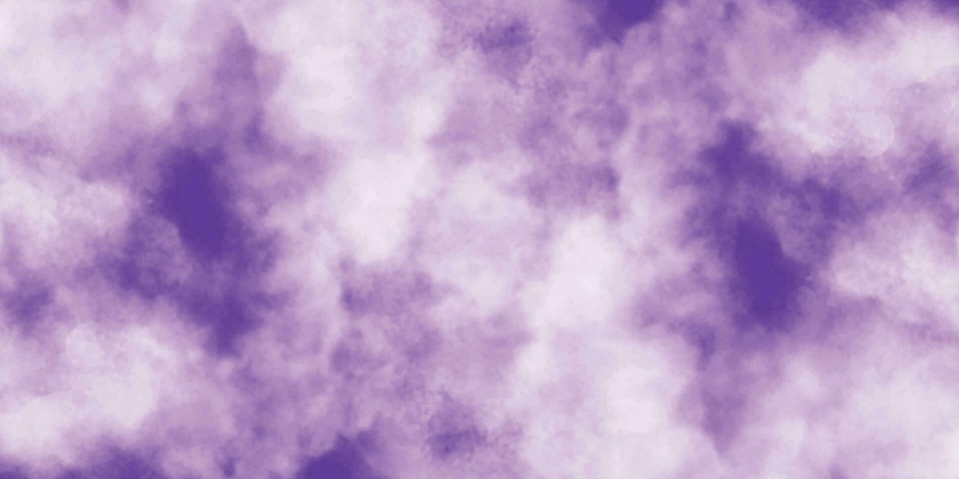 viola acquerello sfondo. astratto viola sfondo. viola e bianca nuvole sfondo, struttura vettore