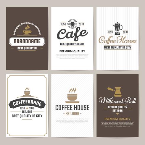 Ristorante Retro Vector Logo per banner