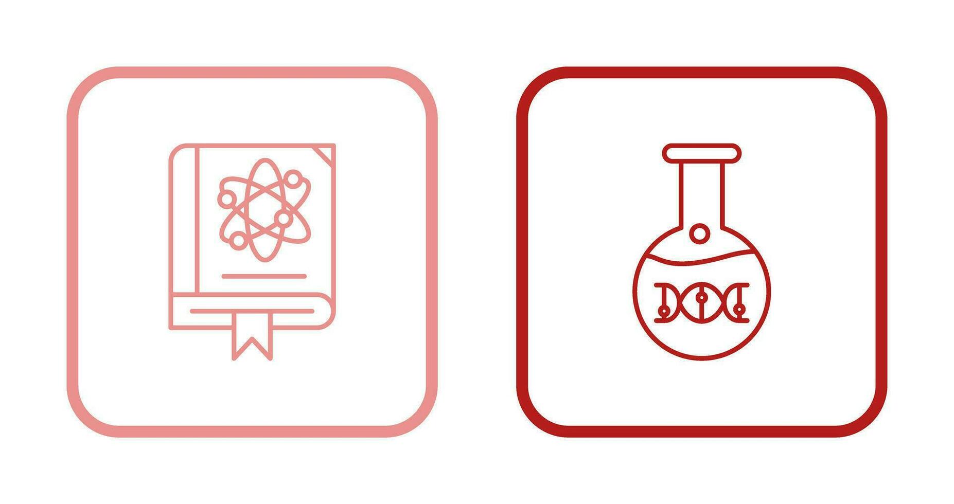 scienza e dna icona vettore