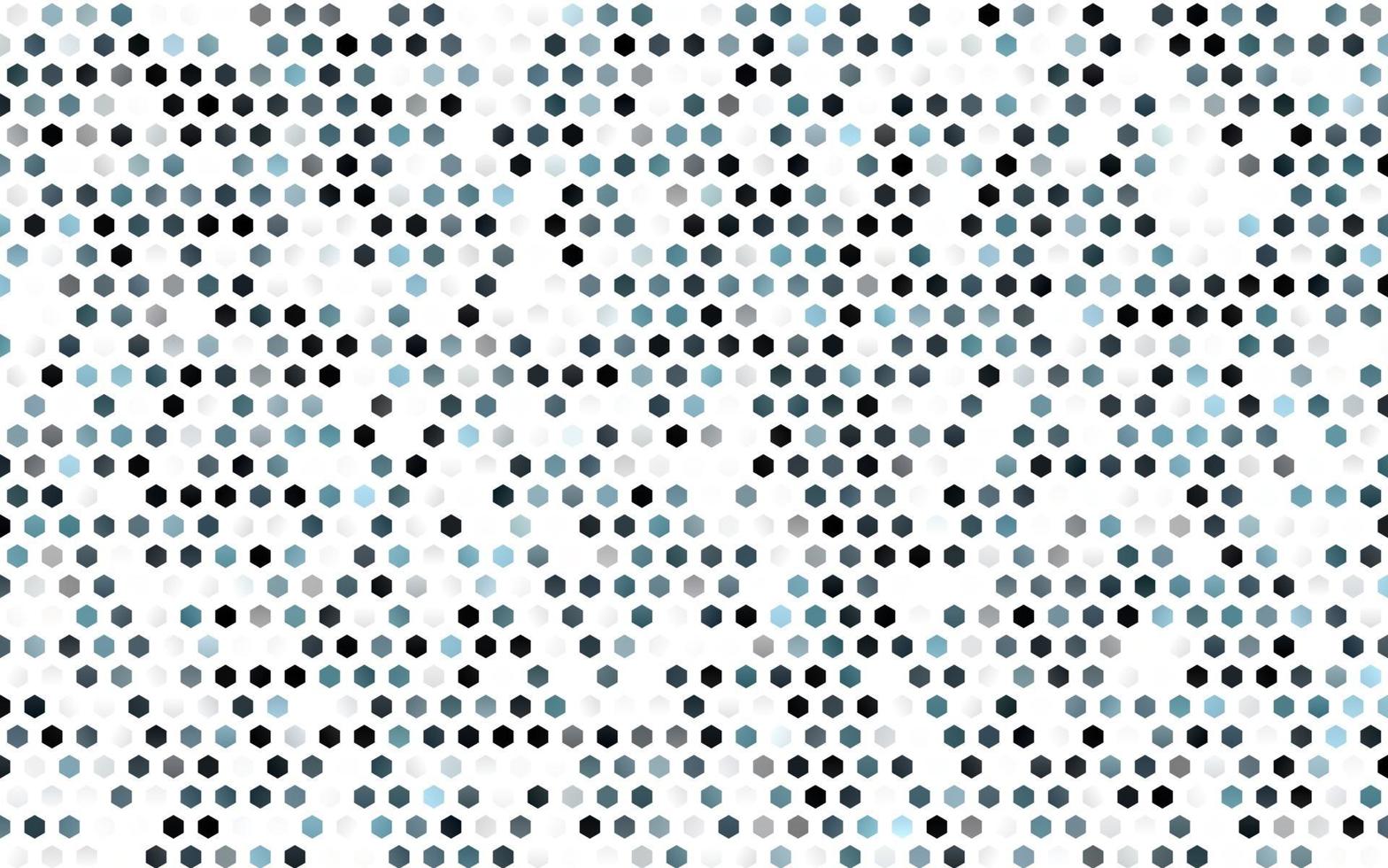 layout vettoriale blu scuro con forme esagonali.