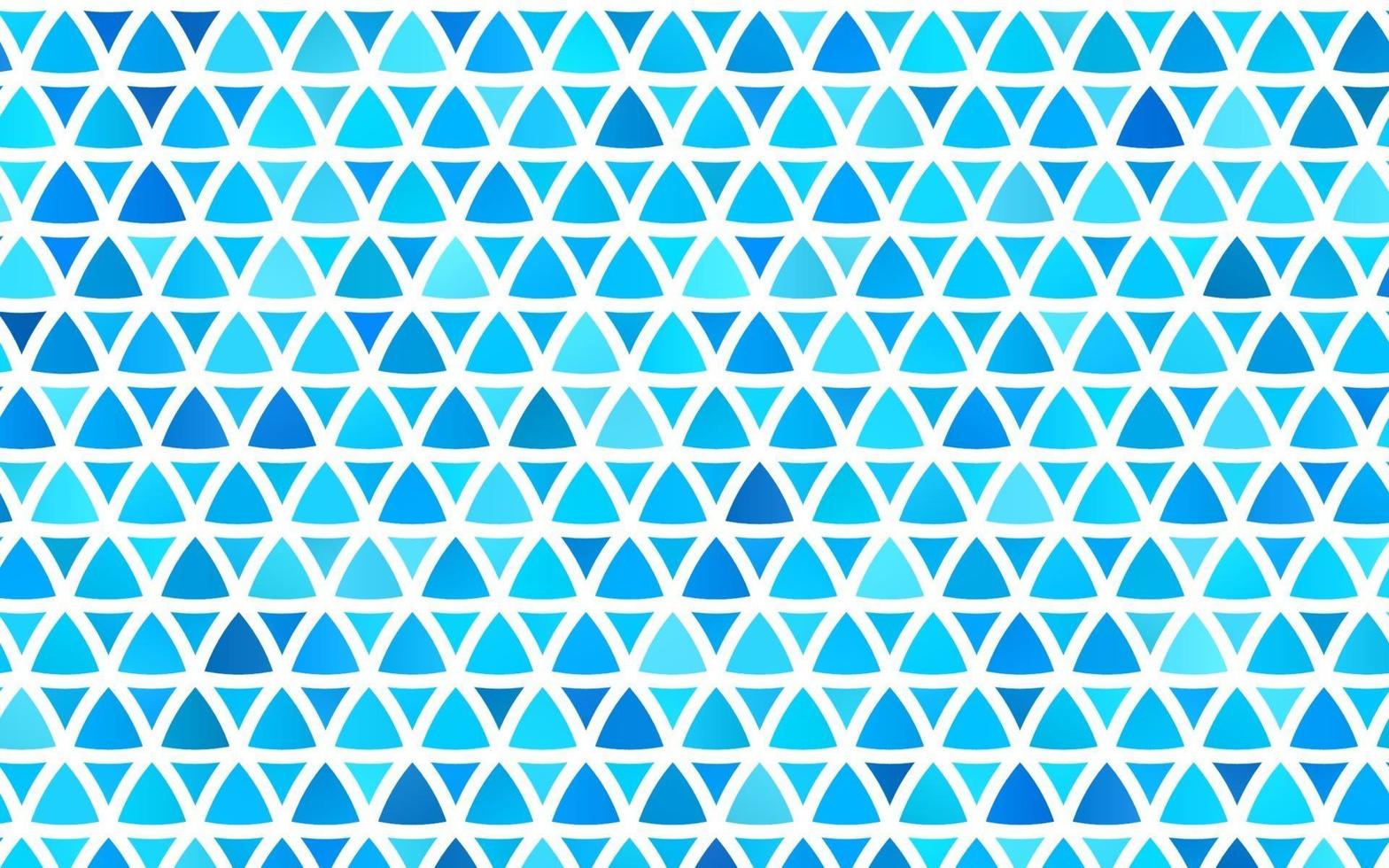 layout senza giunte di vettore blu chiaro con linee, triangoli.