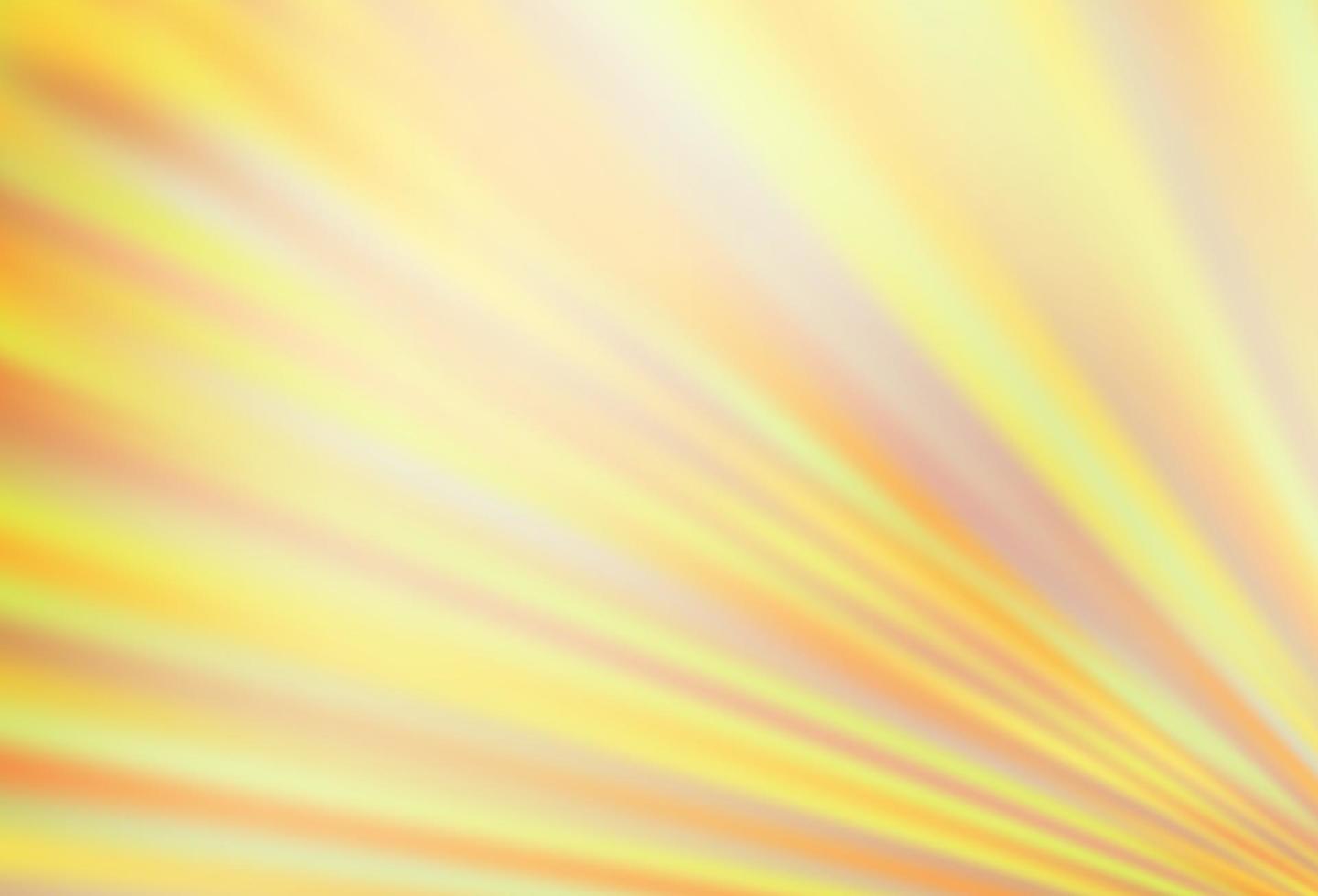 sfondo vettoriale giallo chiaro, arancione con lunghe linee.