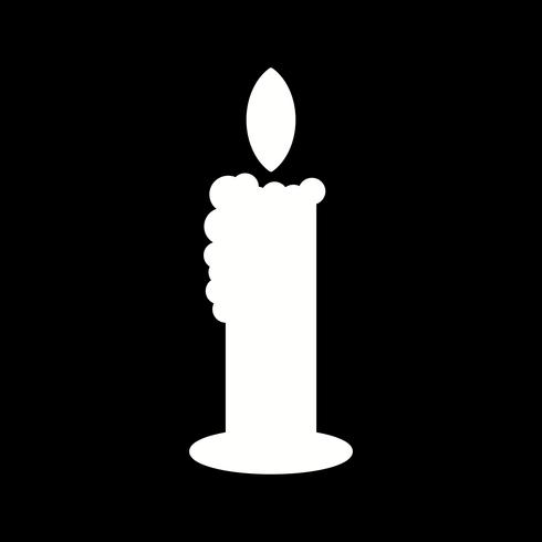 icona di candela vettoriale