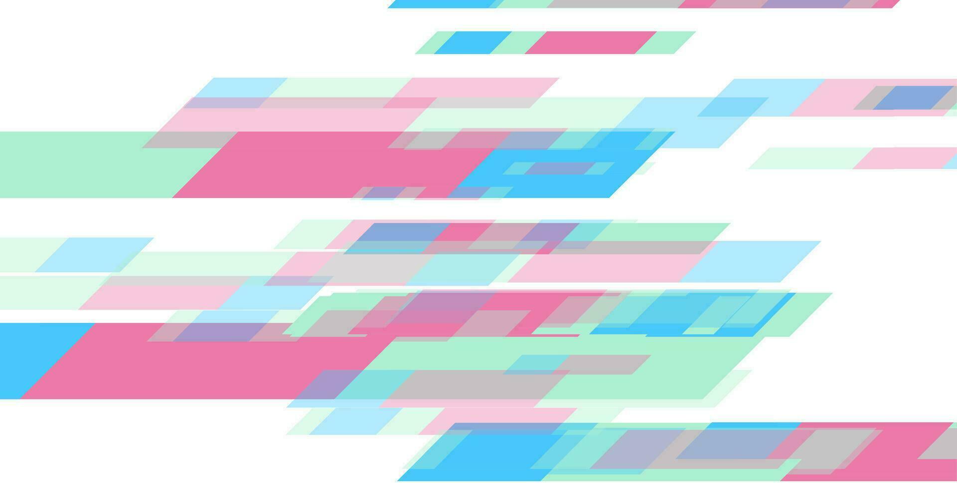 colorato geometrico elementi astratto Tech minimo sfondo vettore