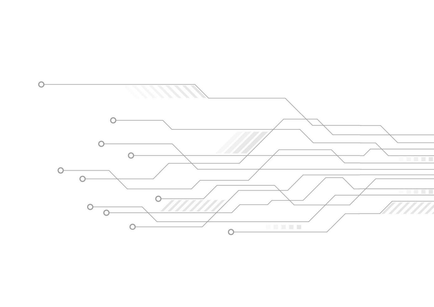 Tech grigio futuristico circuito tavola astratto sfondo vettore