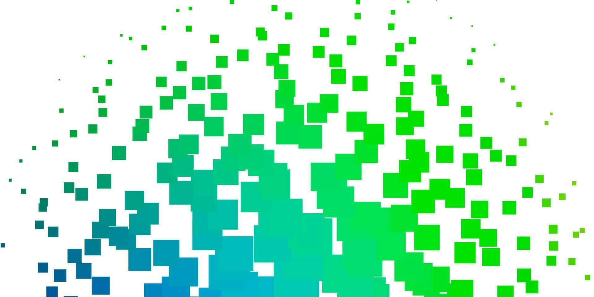 sfondo vettoriale azzurro, verde con rettangoli.