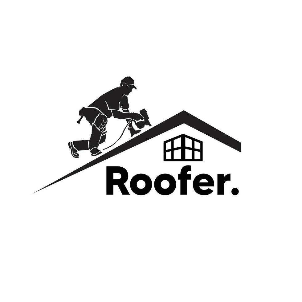 roofer vettore logo