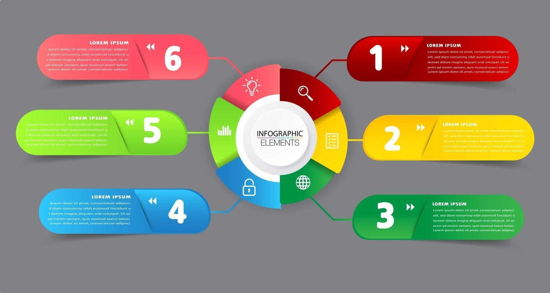 modello di casella di testo timeline moderna, banner infografica vettore