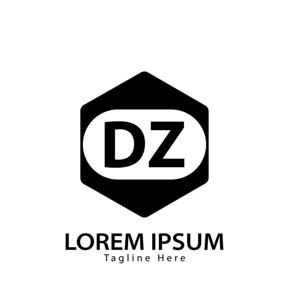 lettera dz logo. d z. dz logo design vettore illustrazione per creativo azienda, attività commerciale, industria. professionista vettore