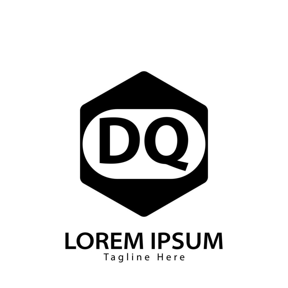 lettera dq logo. d q. dq logo design vettore illustrazione per creativo azienda, attività commerciale, industria. professionista vettore