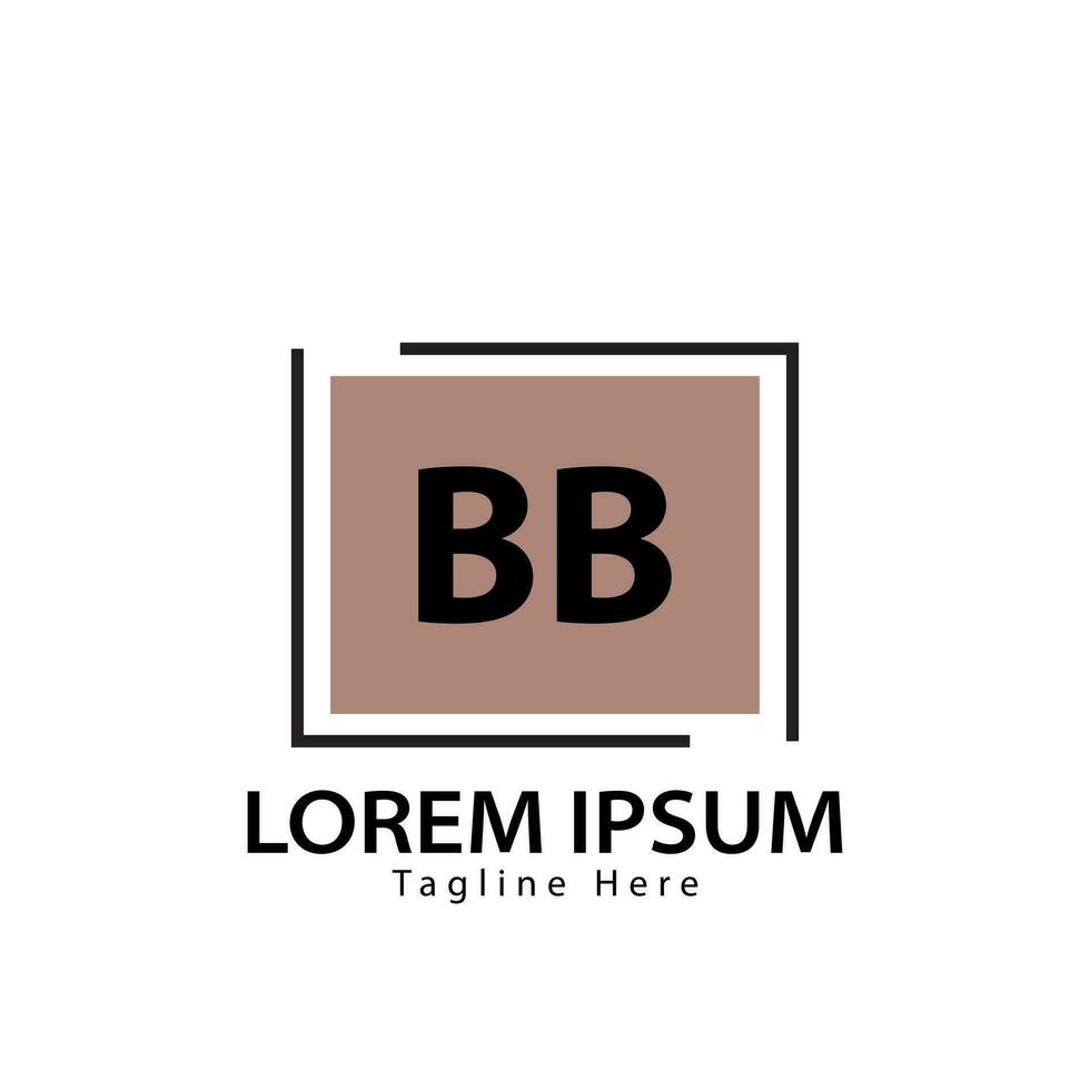 lettera bb logo. B b. bb logo design vettore illustrazione per creativo azienda, attività commerciale, industria. professionista vettore