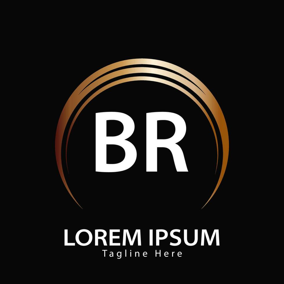 lettera br logo. B r. br logo design vettore illustrazione per creativo azienda, attività commerciale, industria