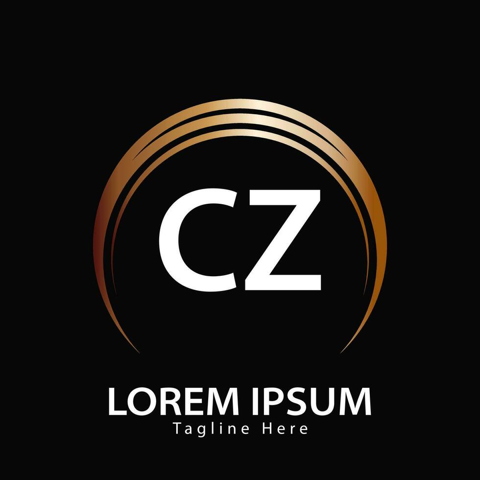 lettera cz logo. c z. cz logo design vettore illustrazione per creativo azienda, attività commerciale, industria. professionista vettore