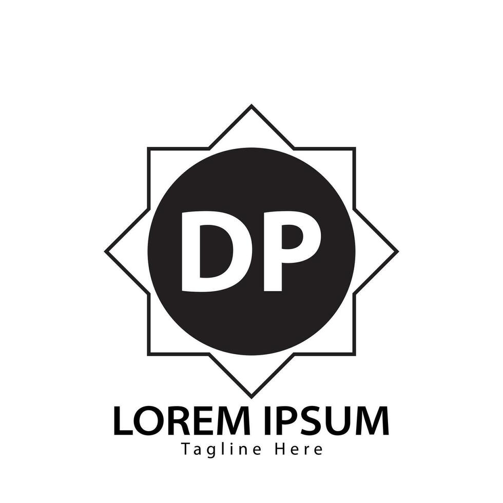 lettera dp logo. d p. dp logo design vettore illustrazione per creativo azienda, attività commerciale, industria. professionista vettore