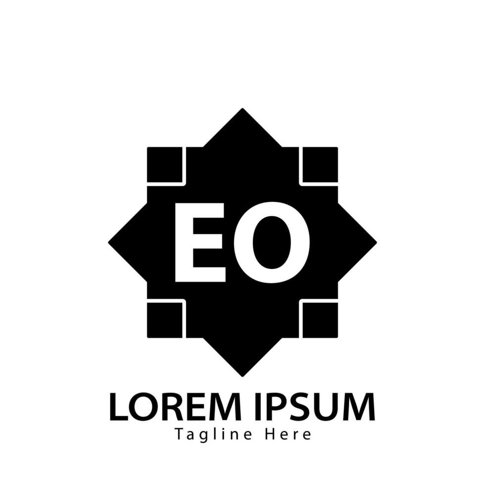 lettera eo logo. e o. eo logo design vettore illustrazione per creativo azienda, attività commerciale, industria. professionista vettore