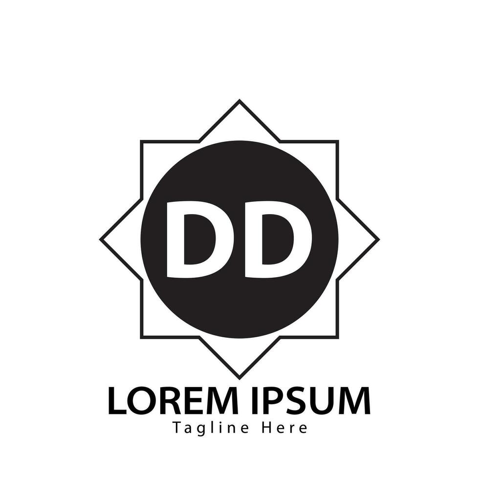 lettera dd logo. d d. dd logo design vettore illustrazione per creativo azienda, attività commerciale, industria. professionista vettore