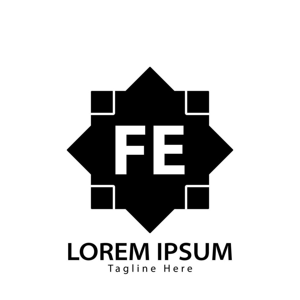 lettera fe logo. f e. fe logo design vettore illustrazione per creativo azienda, attività commerciale, industria. professionista vettore