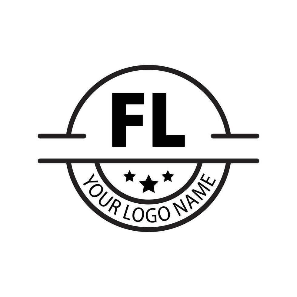 lettera fl logo. f l. fl logo design vettore illustrazione per creativo azienda, attività commerciale, industria. professionista vettore