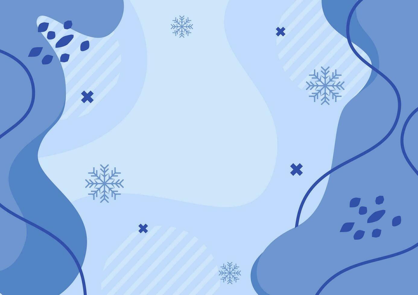 inverno astratto onda sfondo con fiocco di neve decorazione per bandiera design manifesto eccetera vettore
