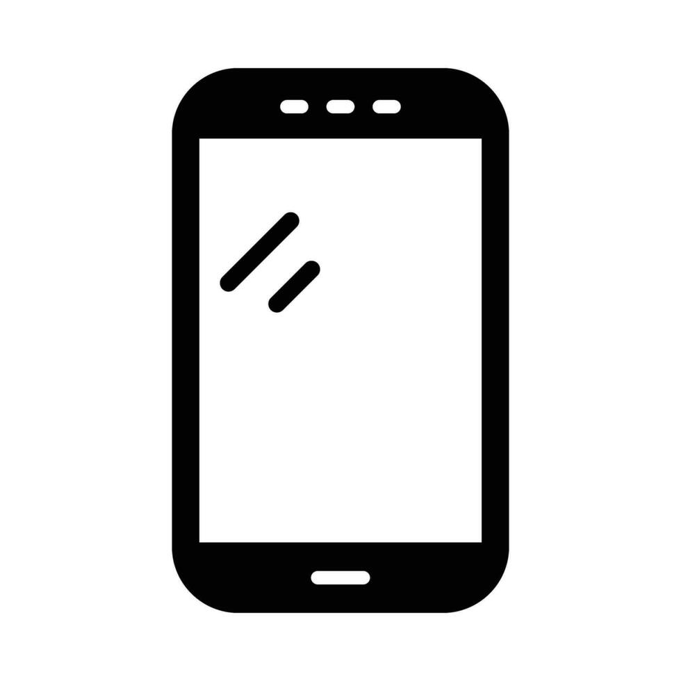 mobile vettore glifo icona per personale e commerciale uso.