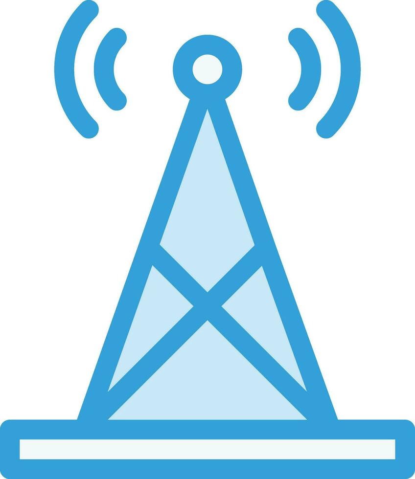 illustrazione del design dell'icona del vettore dell'antenna