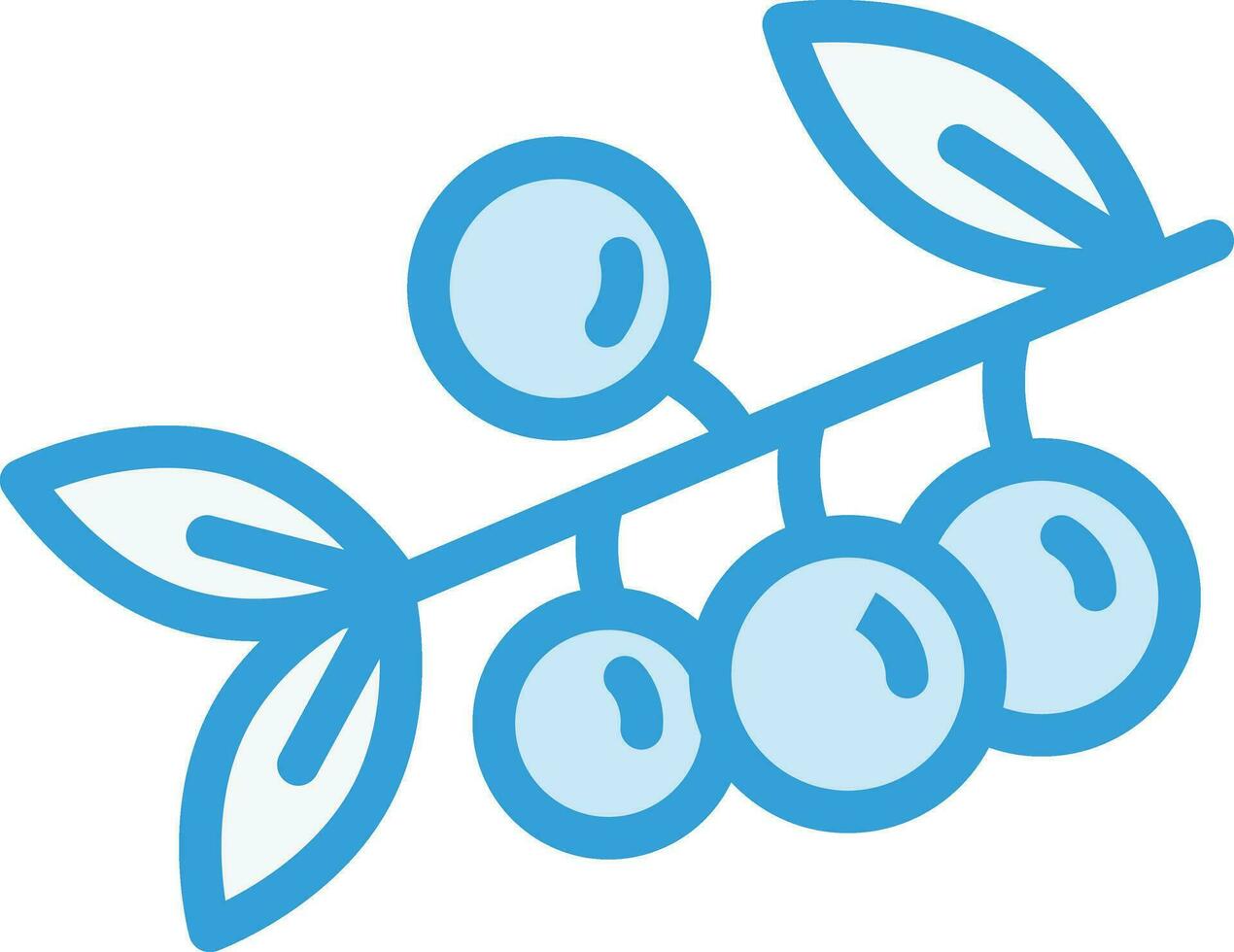 illustrazione del design dell'icona di vettore di bacche