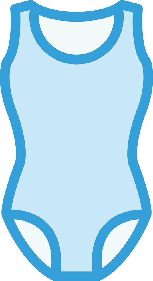 illustrazione del disegno dell'icona di vettore del costume da bagno