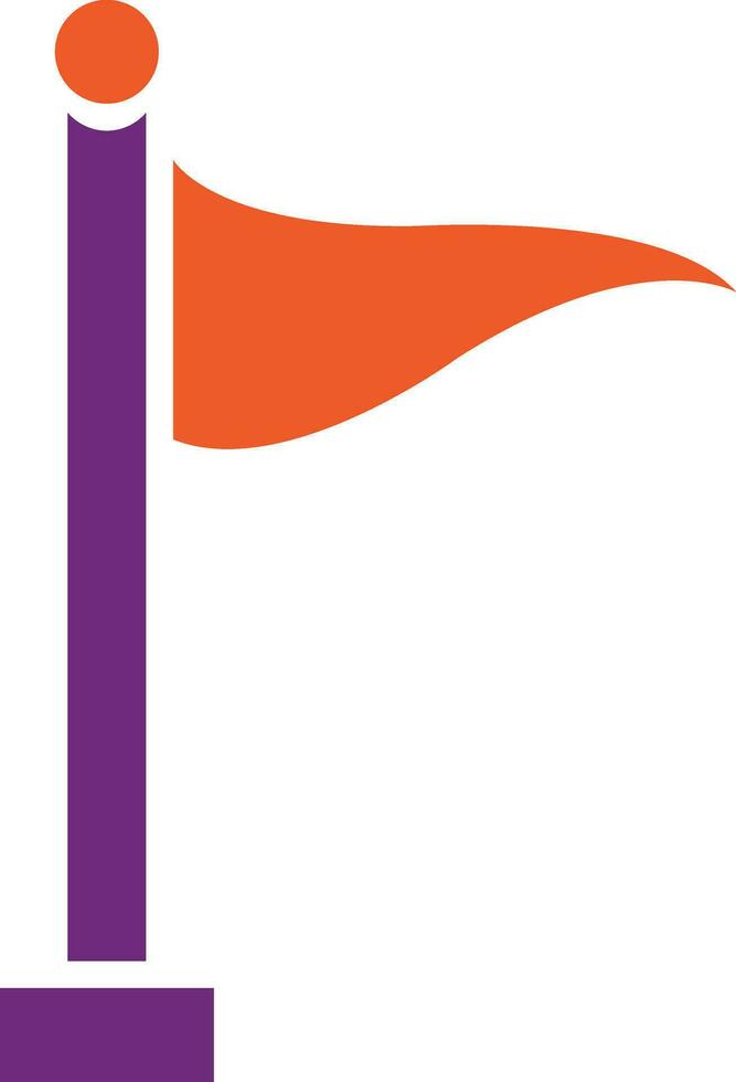 illustrazione del design dell'icona del vettore di bandiera