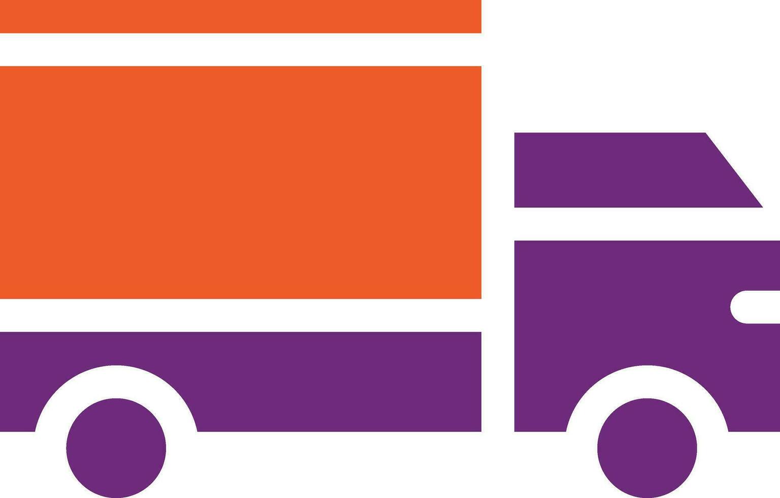 illustrazione del design dell'icona del vettore del camion di consegna
