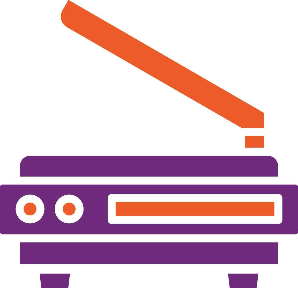 illustrazione del design dell'icona del vettore dello scanner