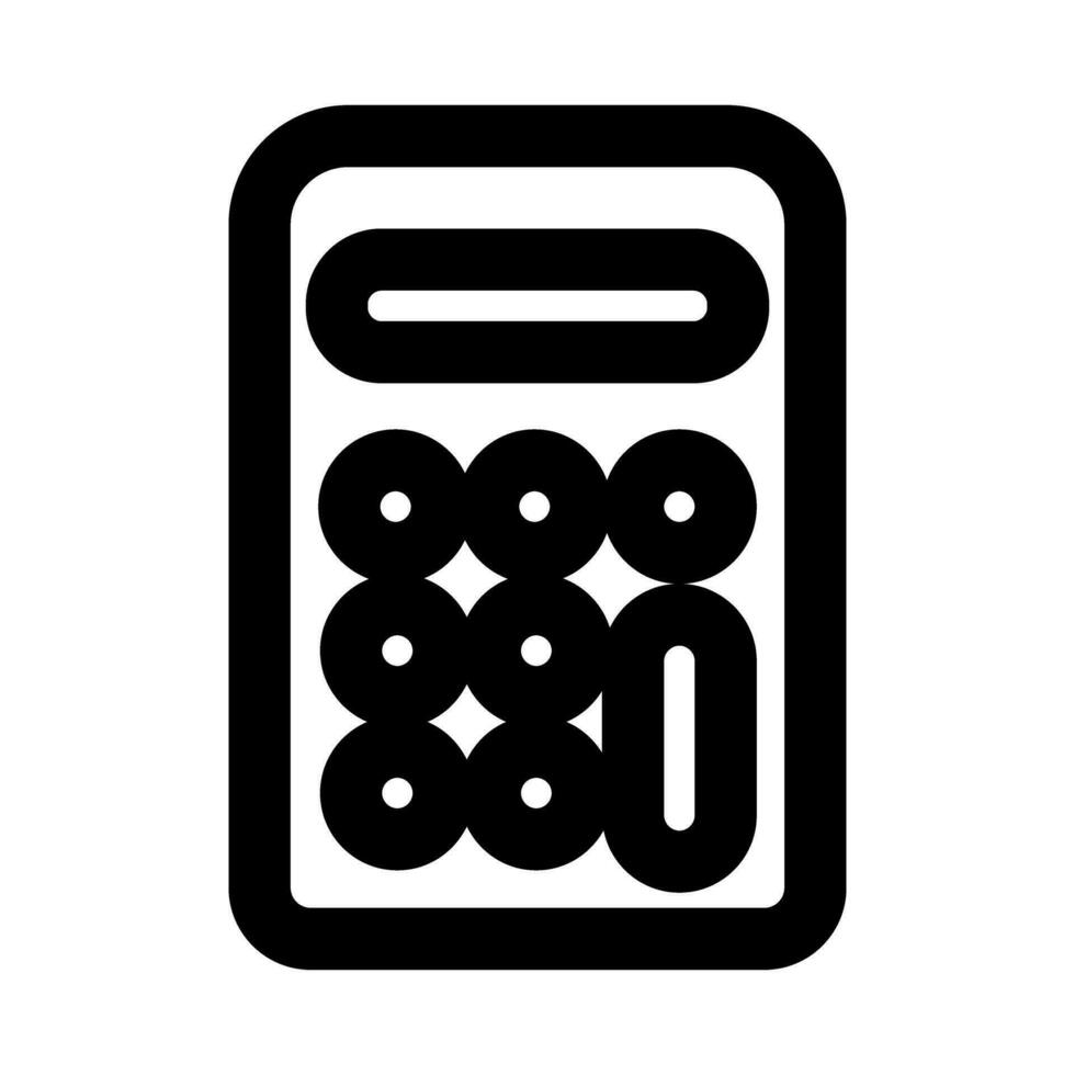 calcolatrice icona vettore. piatto pittogramma isolato su bianca. può essere Usato per mobile app, ui e sito web vettore