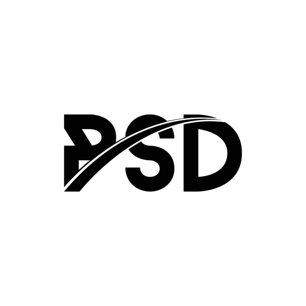 monogramma lettera PSD moderno iniziale logo design ,psd connesso cerchio maiuscolo monogramma logo vettore