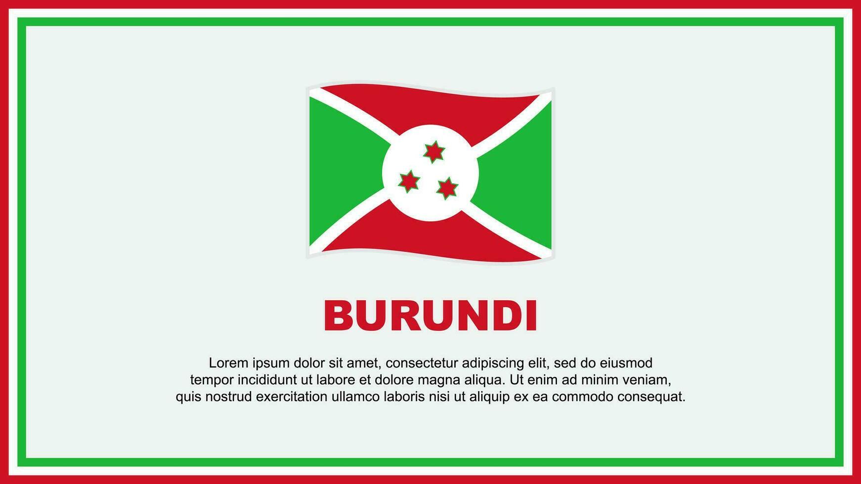 burundi bandiera astratto sfondo design modello. burundi indipendenza giorno bandiera sociale media vettore illustrazione. burundi bandiera