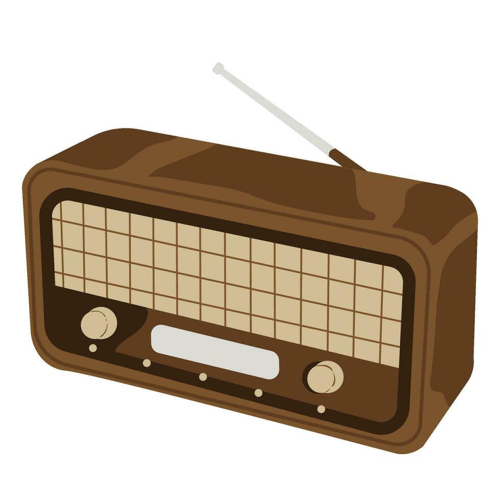 Radio retrò classico illustrazione vettore