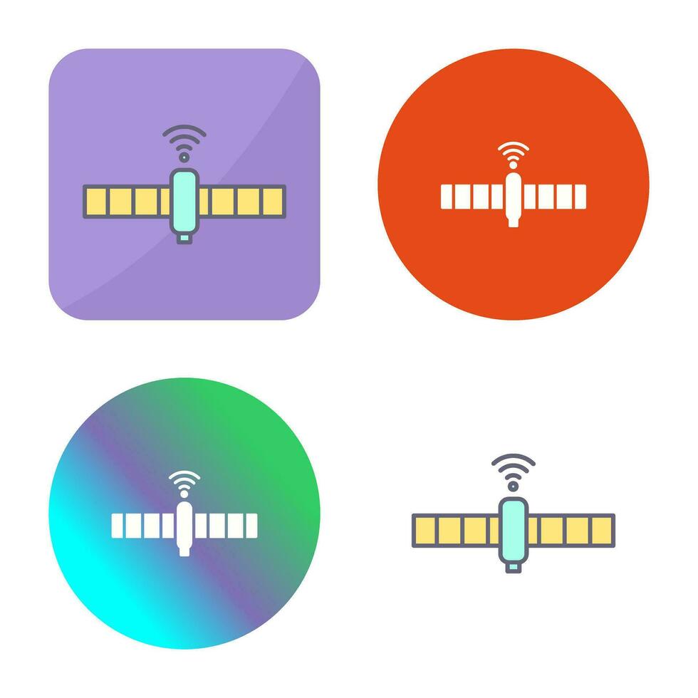 unico satellitare vettore icona