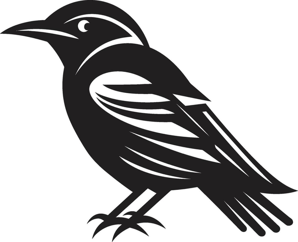 grazioso airone logo uccello viso araldica vettore