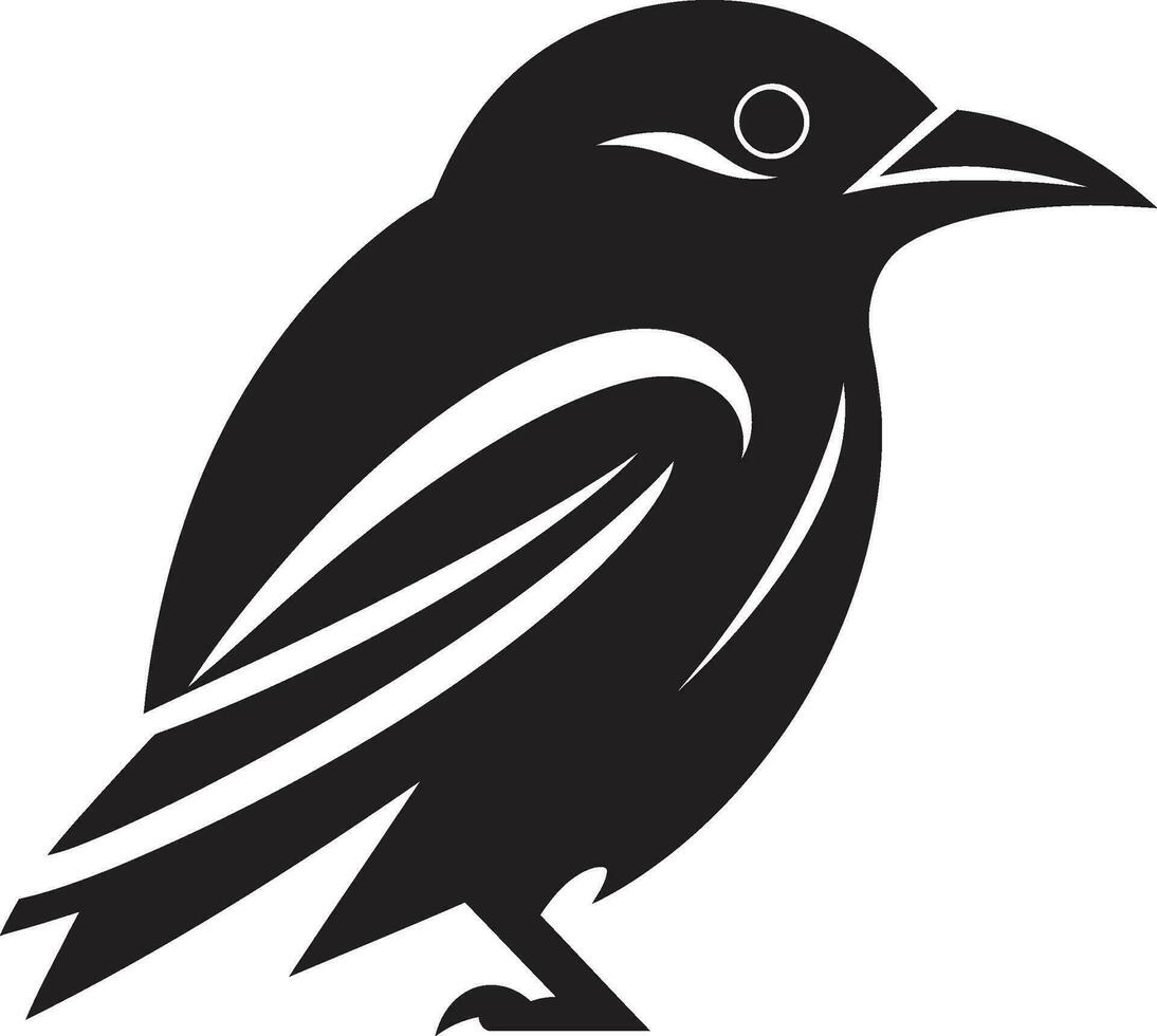sereno pappagallo emblema astratto aquila cresta vettore