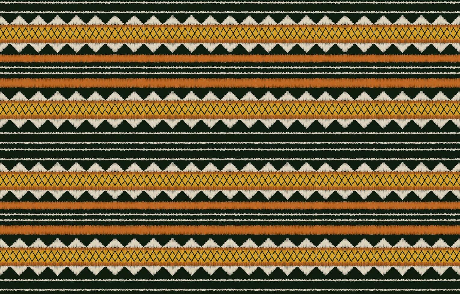 etnico astratto ikat arte. azteco ornamento Stampa. geometrico etnico modello senza soluzione di continuità colore orientale. design per sfondo ,tenda, tappeto, sfondo, vestiario, avvolgere, batik, vettore illustrazione.