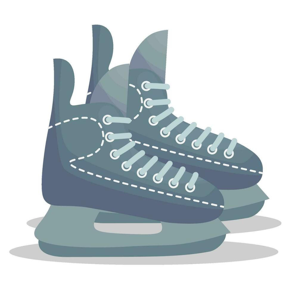 Uomini ghiaccio hockey pattini. ghiaccio pattinando. vettore illustrazione. inverno sport