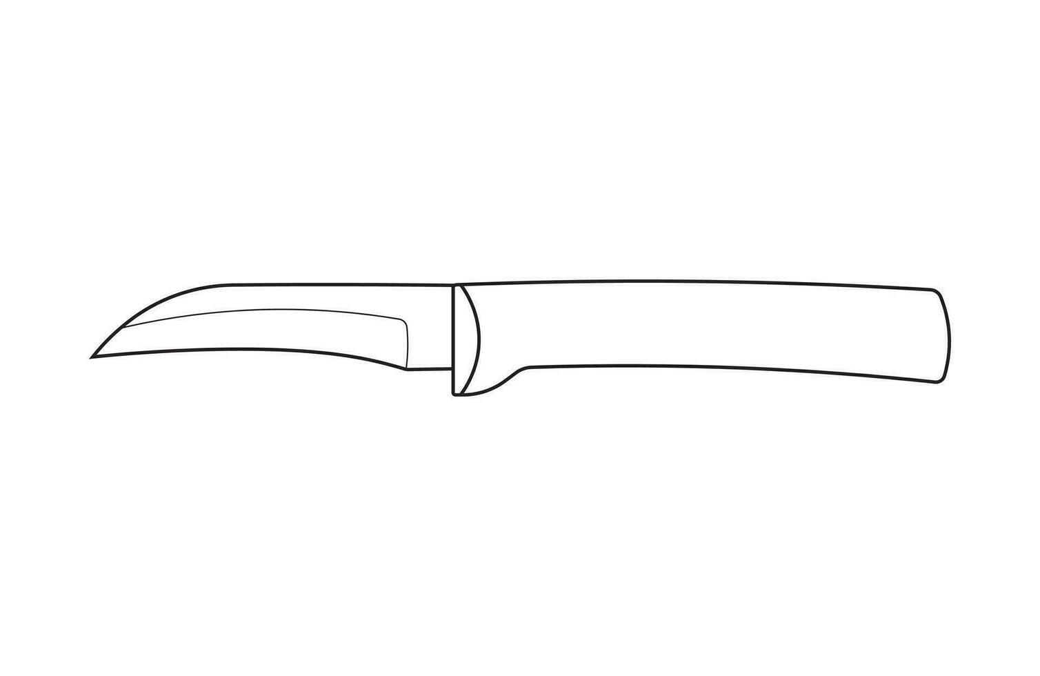mano disegnato bambini disegno cartone animato vettore illustrazione abbinamento coltello isolato nel scarabocchio stile