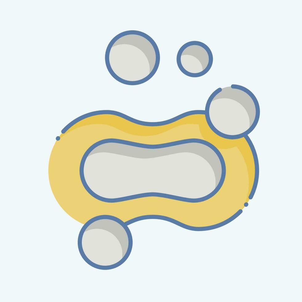 icona bolla. relazionato per pulizia simbolo. scarabocchio stile. semplice design modificabile. semplice illustrazione vettore
