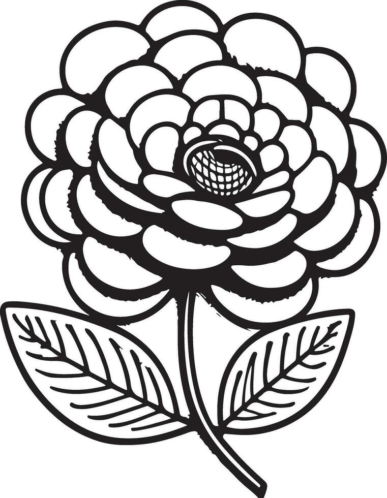 rosa fiore clipart nero bianca immagini. mano disegnato Rose. schizzo rosa fiori con le foglie vettore