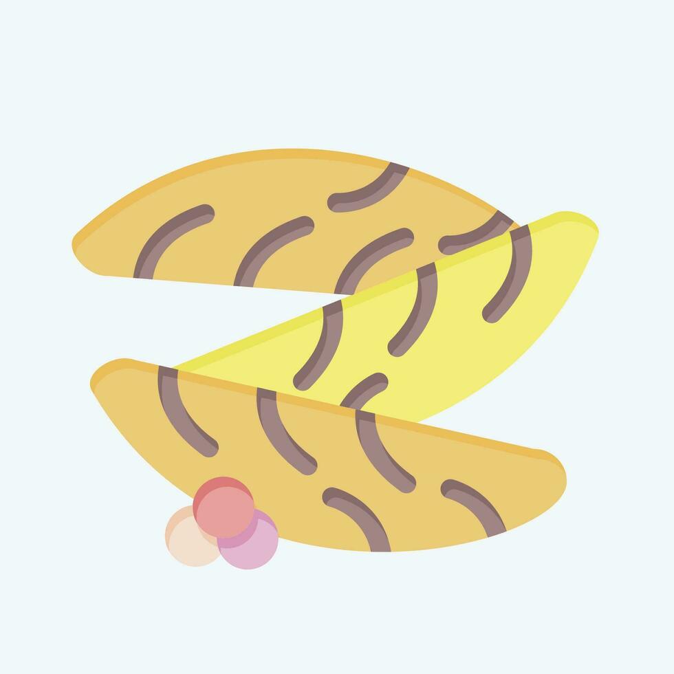 icona kazunoko. relazionato per Sushi simbolo. piatto stile. semplice design modificabile. semplice illustrazione vettore