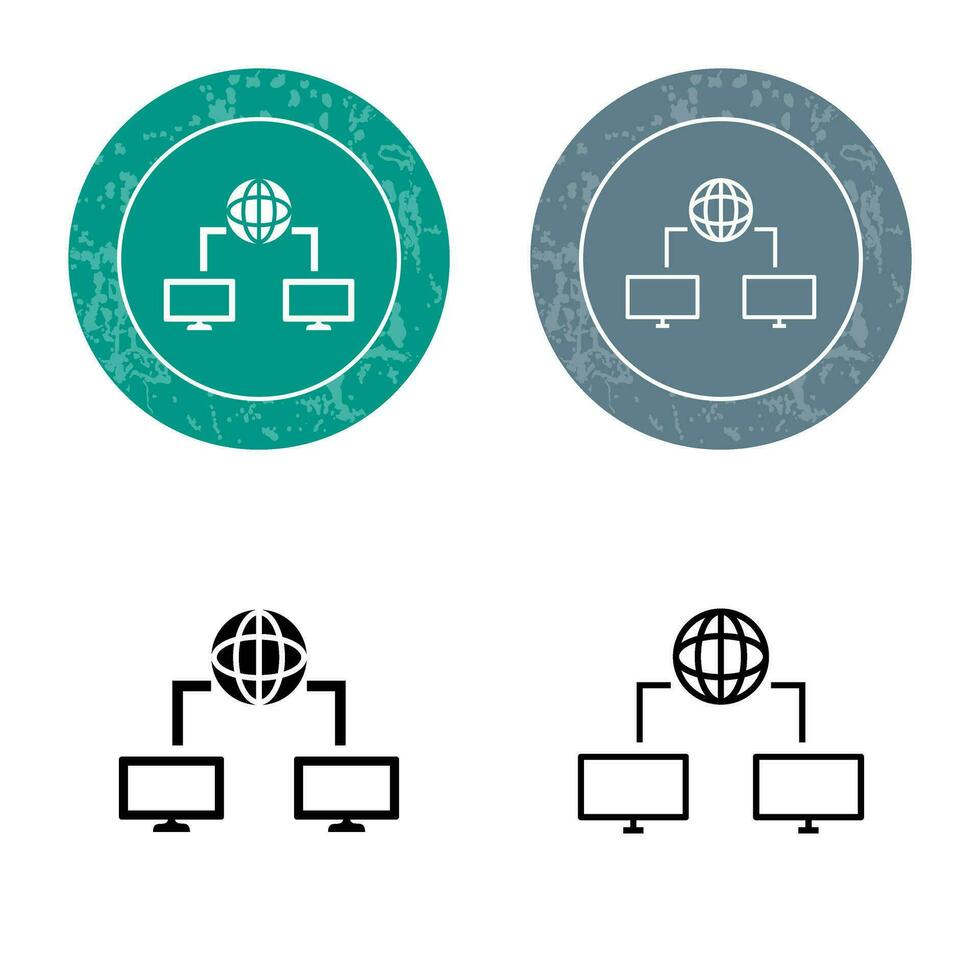 unico Internet connettività vettore icona