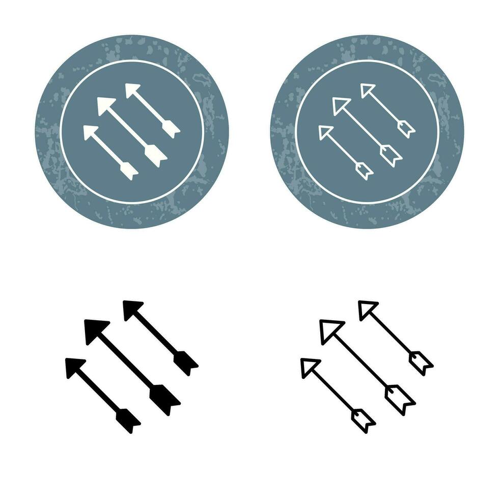 unico frecce vettore icona