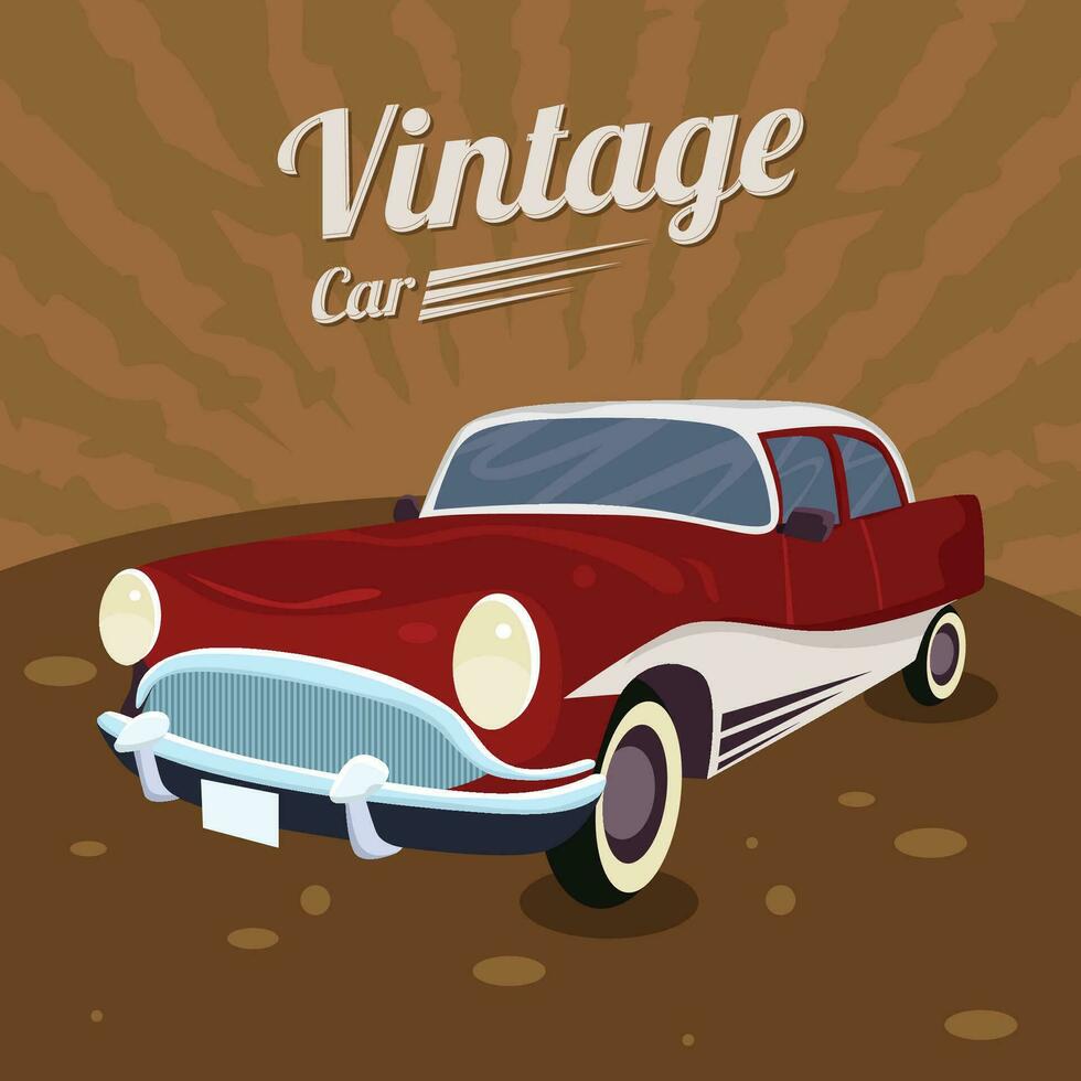 vettore Vintage ▾ auto retrò Guarda