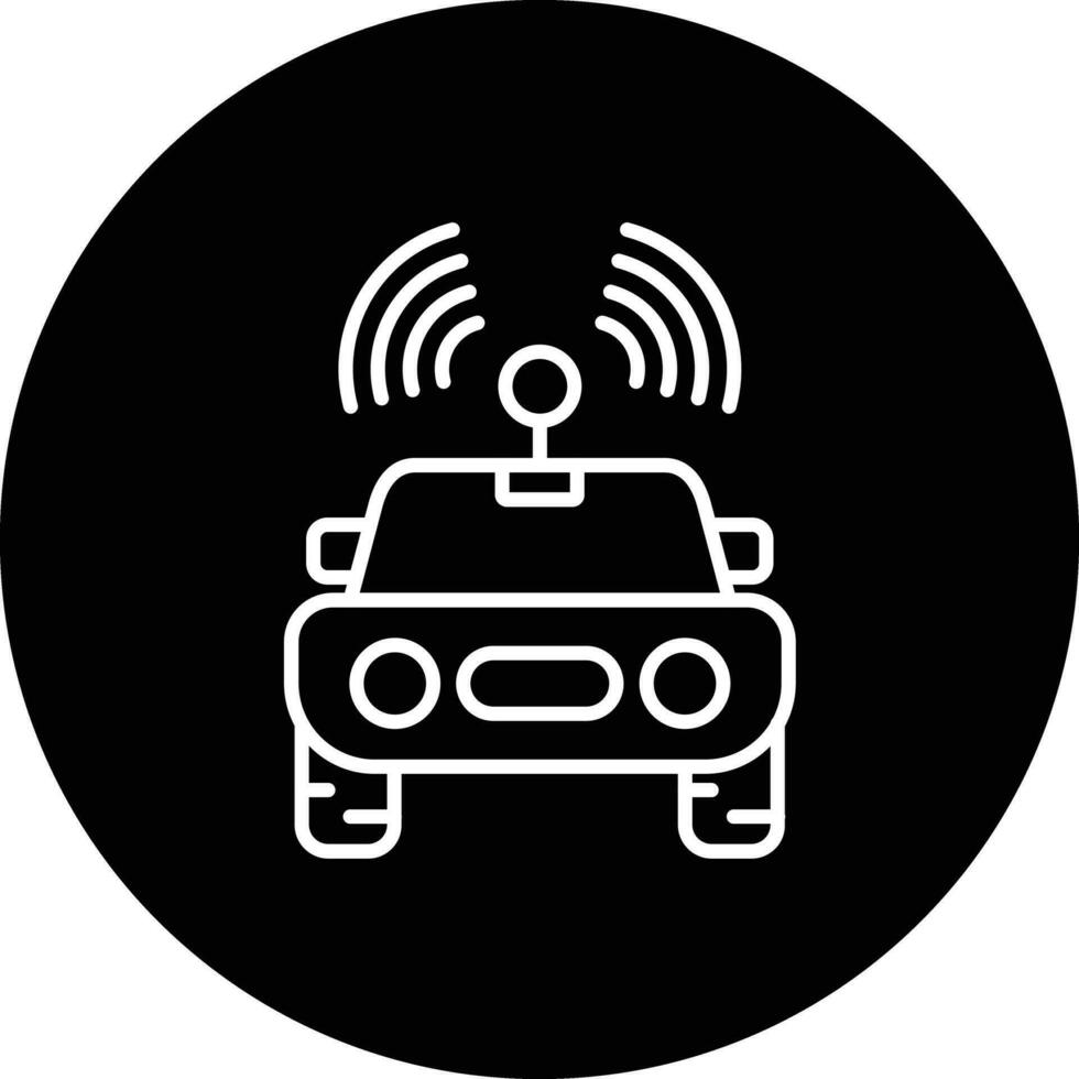 autonomo veicolo vettore icona