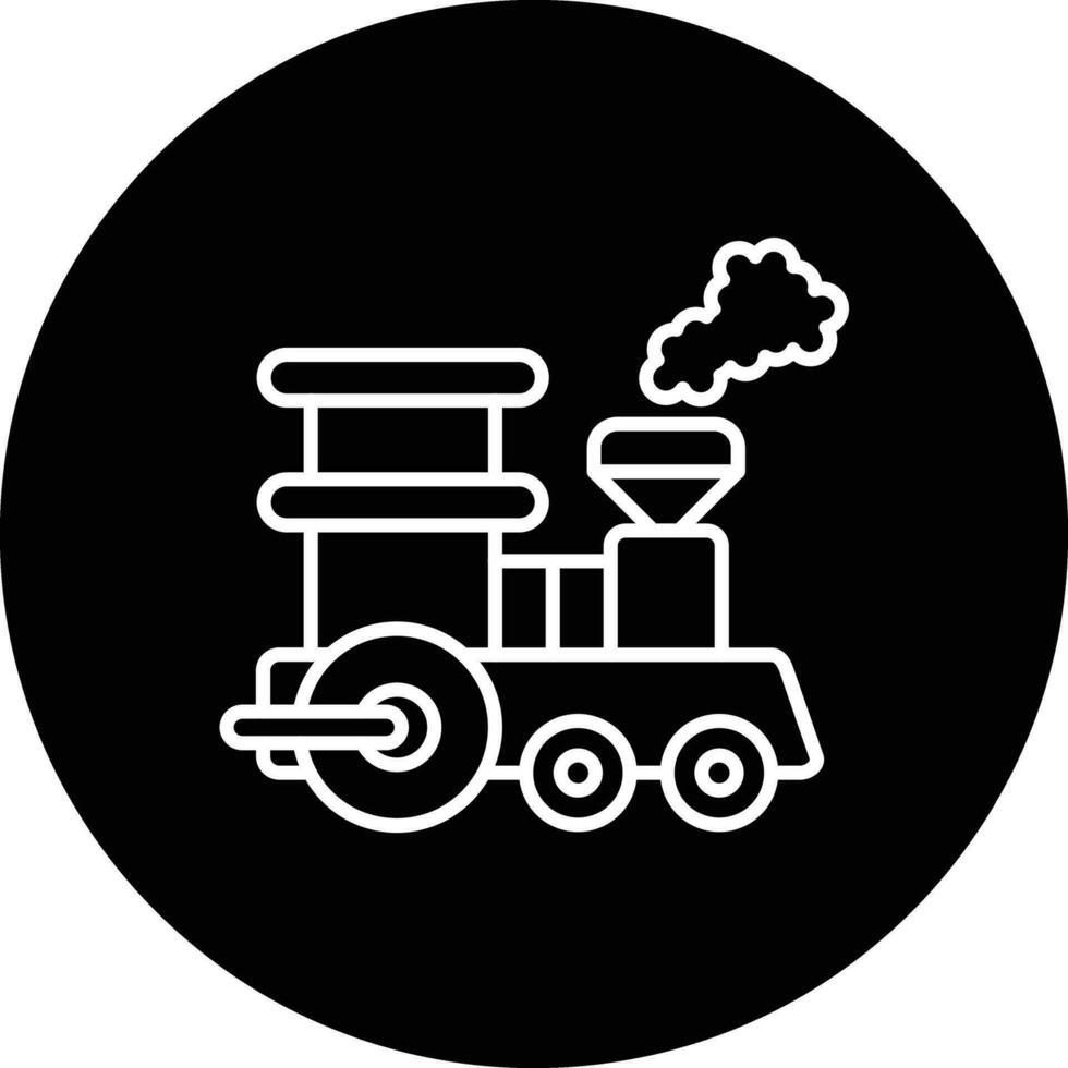 vapore treno vettore icona