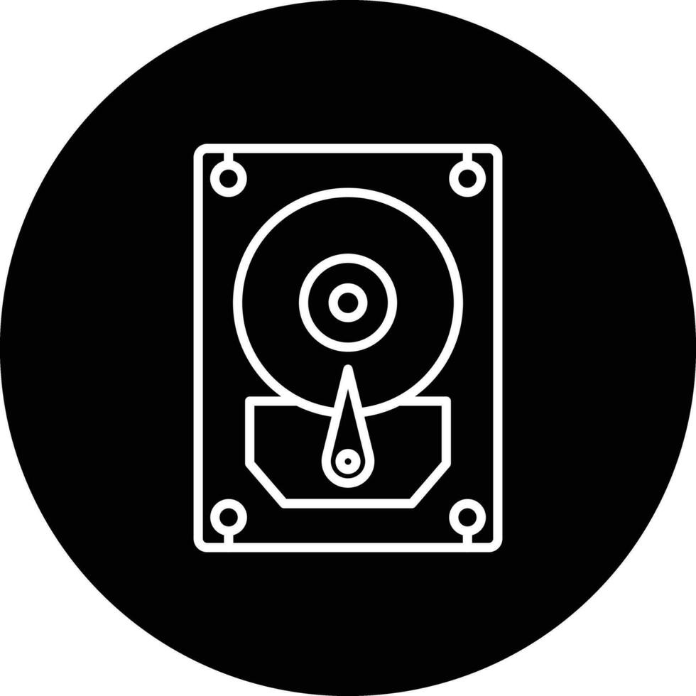 difficile disco vettore icona