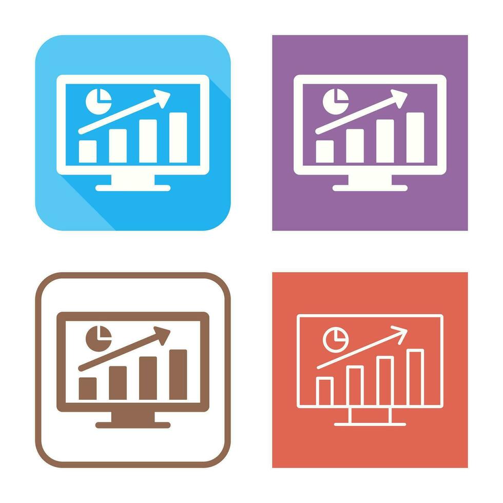 statistica vettore icona